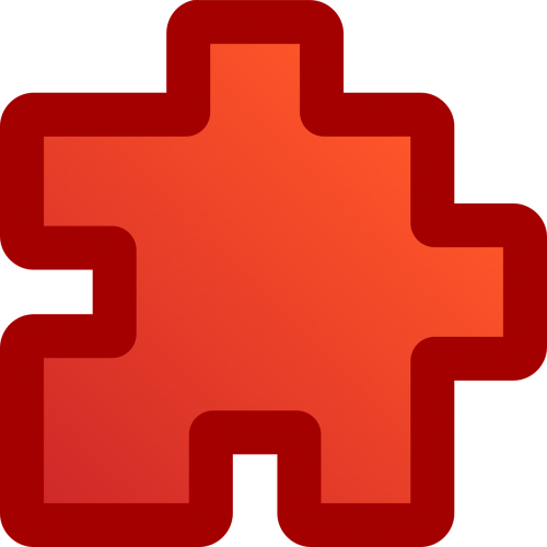 puzzle piece red