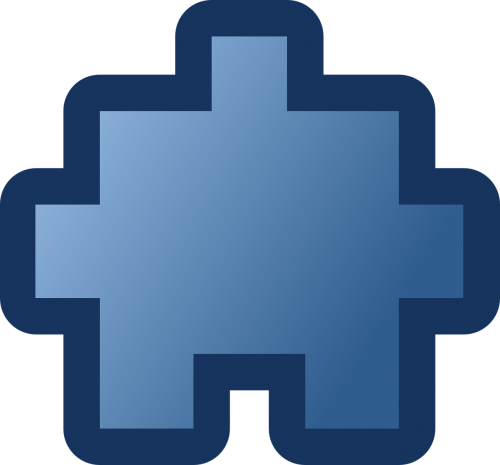 puzzle piece blue
