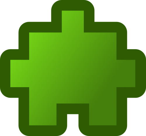 puzzle piece green