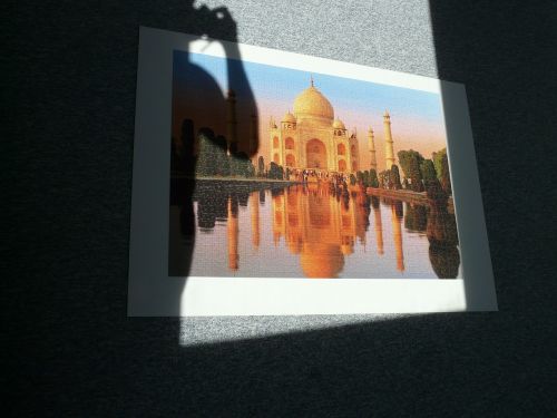 puzzle taj mahal photograph