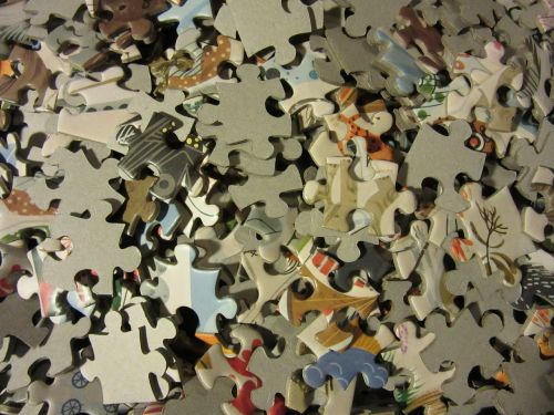 puzzle pieces of the puzzle mess