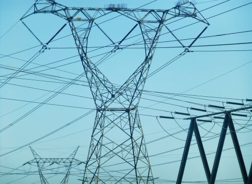 pylon electricity lines