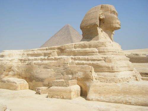 pyramid sphinx egypt