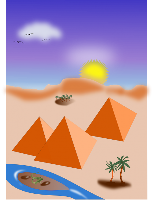 pyramid egypt desert