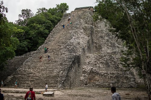 pyramid  mexico  coba