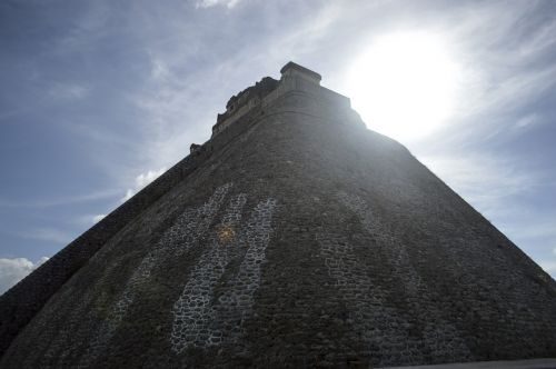 pyramid aztec uxmal