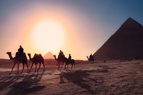pyramids  cairo  egypt