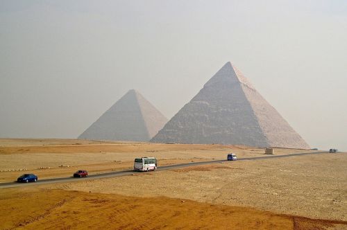 pyramids egypt sand