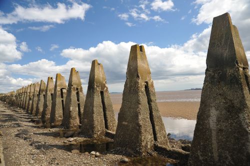 pyramids stones sea