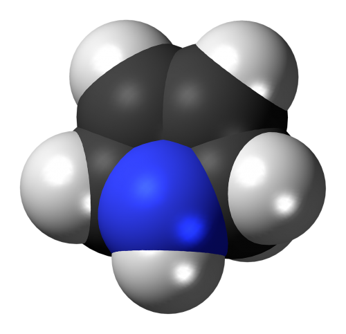 pyrroline molecule chemistry
