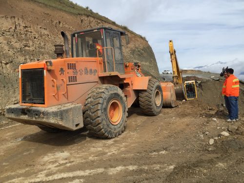 qinghai road collapse the scenery