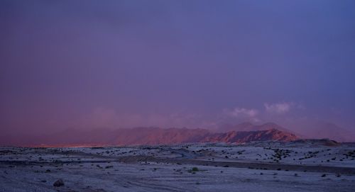 qinghai mist sunset