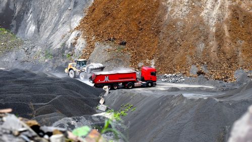 quarry truck quarry operation