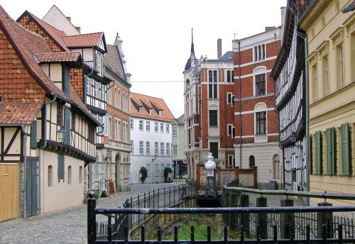 quedlinburg old town alley