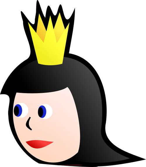 queen princess head