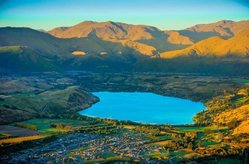 queenstown new zealand sunset