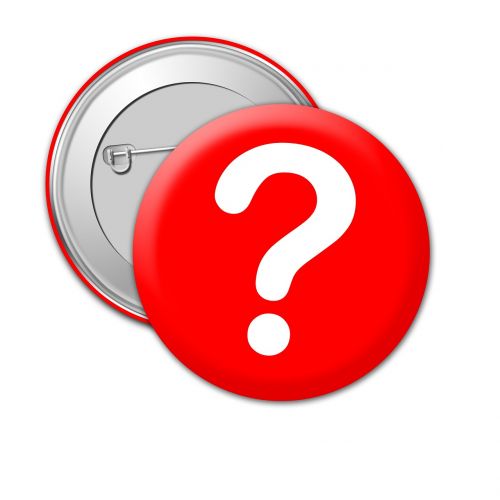 question badge red