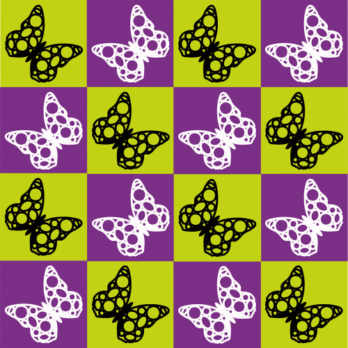 quilt purple green