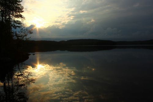 r water national park sunrise