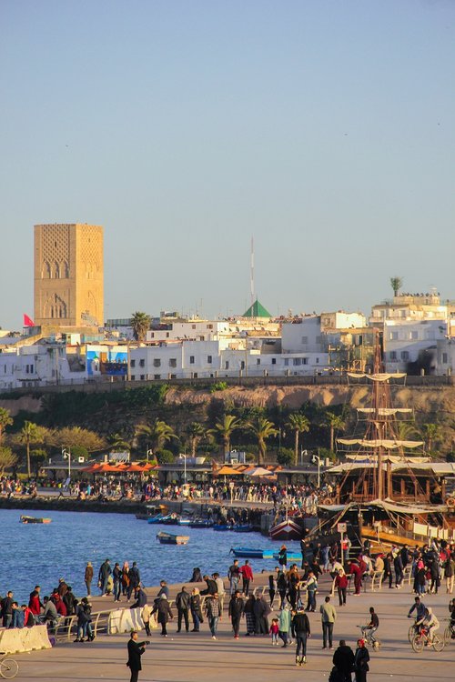 rabat  morocco  beach