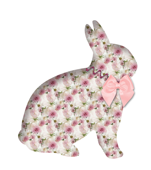 rabbit pink easter
