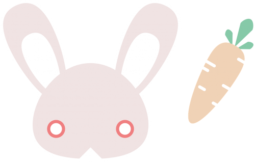 rabbit carrot animal
