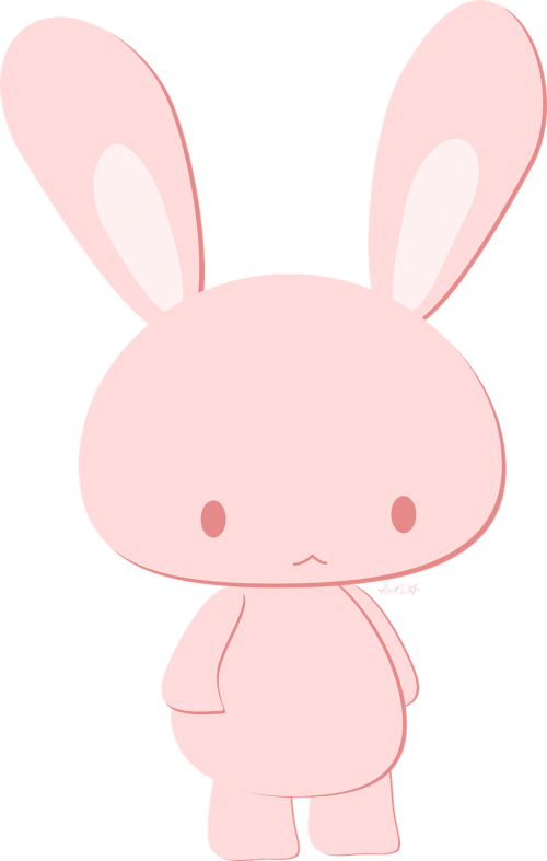 rabbit characters pink