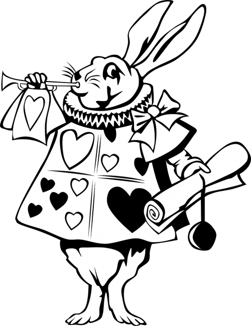 rabbit alice in wonderland character