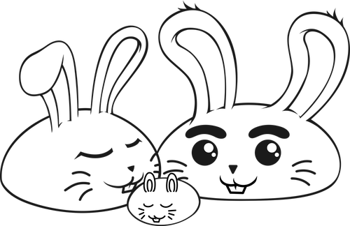 rabbit  bunny  family