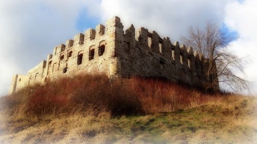 rabsztyn castle the ruins of the