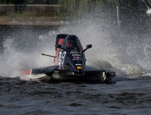 racing boat motor boat race waters