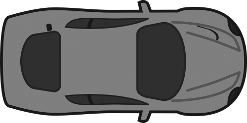 racing car car gray