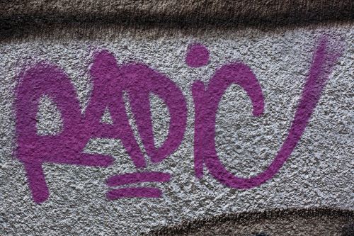 radio graffiti wall