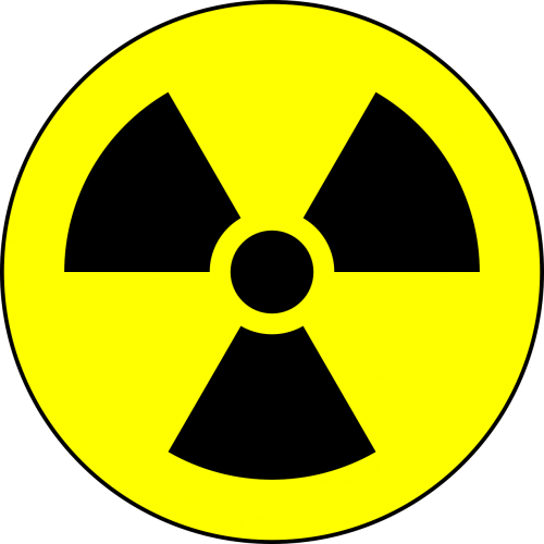 radioactive danger radiant