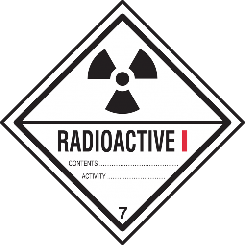 radioactive information warning