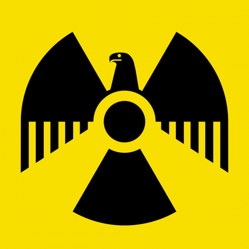 radioactive symbol german