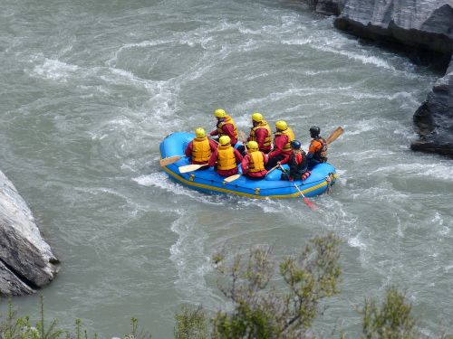 rafting canyon gorge