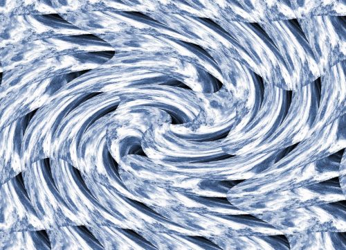 Ragged Swirl Pattern