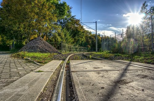 rail  gleise  railway