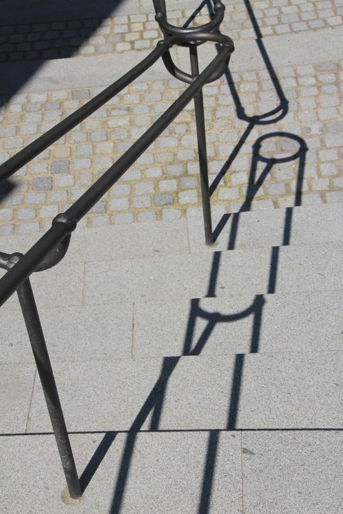 railing shadow sun