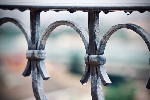 railing  metal  wrought iron