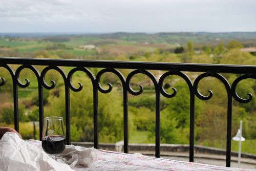 railing wine holiday