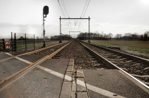 railroad tracks transportation