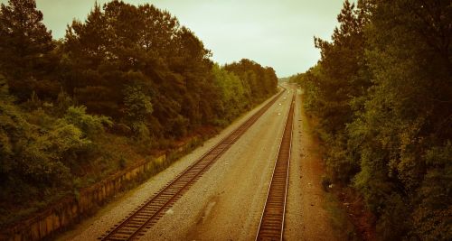 railroad track rail
