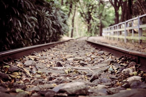 railroad  road  rail