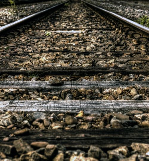railroad railroad tracks track