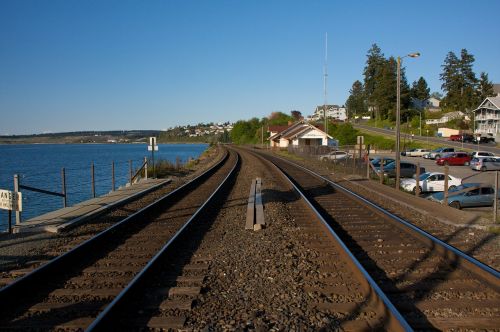 railroad tracks track