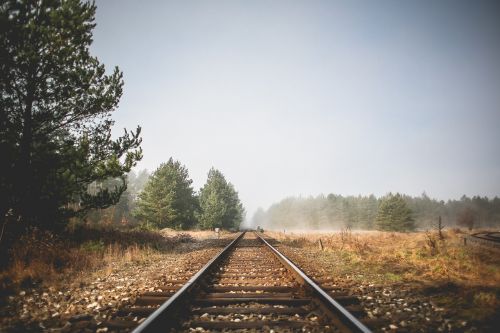 railroad tracks scenery