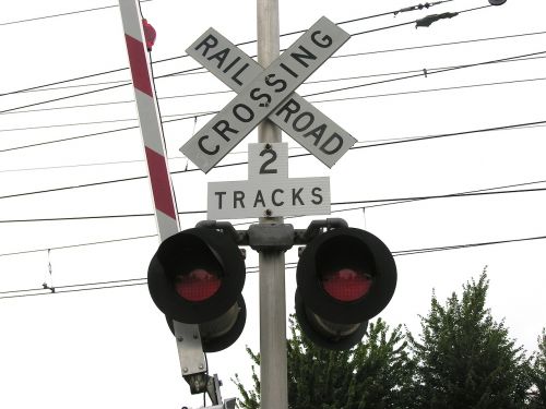 railroad crossing sign railroad sign sign
