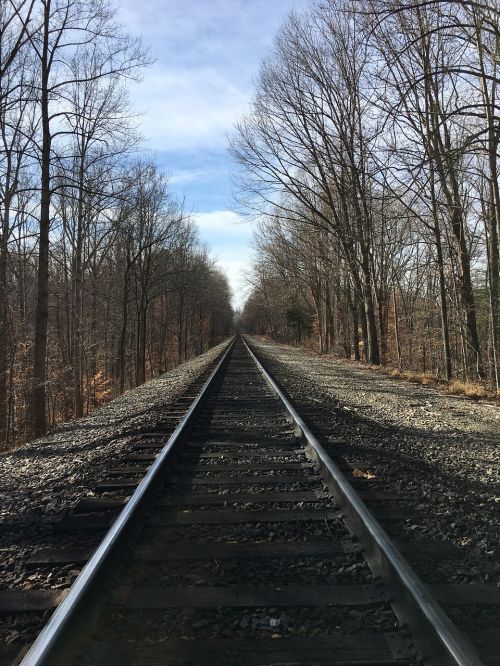 railroad track railway track